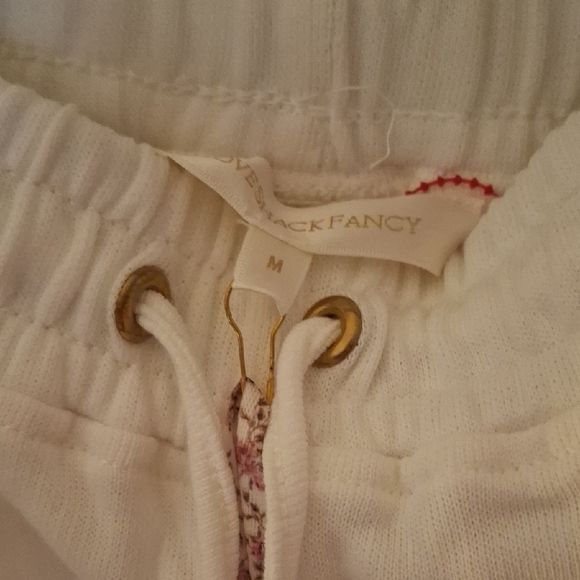 LoveShackFancy Ivory Drawstring Pants - Picture 2 of 4